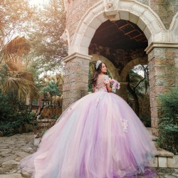 Sweetheart Quinceanera Dress Pink Vestidos De 15 Anos Off Shoulder Girls 2024 Wear Pageant