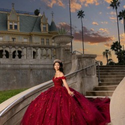 Sweetheart Quinceanera Dress Red Vestidos De 15 Anos Off Shoulder Sweet 15 Gowns