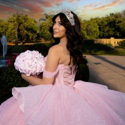 Sweetheart Sweet 15 Gowns Pink Quinceanera Dress 2024 Ball Gown Princess Dresses