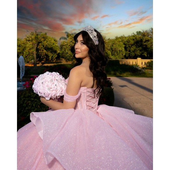 Sweetheart Sweet 15 Gowns Pink Quinceanera Dress 2024 Ball Gown Princess Dresses