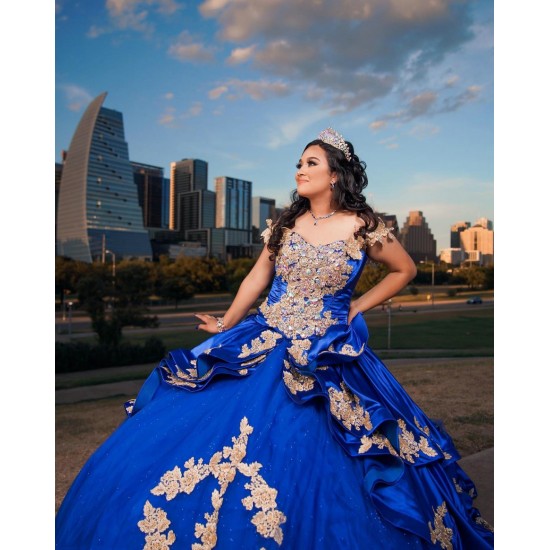 Sweetheart Vestidos De 15 Anos Blue Quinceanera Dress Sweet 16 Dresses