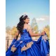 Sweetheart Vestidos De 15 Anos Blue Quinceanera Dress Sweet 16 Dresses