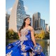 Sweetheart Vestidos De 15 Anos Blue Quinceanera Dress Sweet 16 Dresses