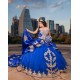 Sweetheart Vestidos De 15 Anos Blue Quinceanera Dress Sweet 16 Dresses