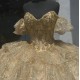 Tiered Gold Quinceanera Dresses Off Shoulder Sweetheart Neck Sequin 15 Dress