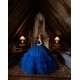 Tiered Sleeveless Blue Quince Dresses V Neck 15 Dress