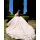 V Neck Champagne Quince Dress Off The Shoulder Women 2024 Crystal Vestidos De 15 Anos