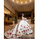 V Neck Vestidos De 15 Anos Sleeveless White Quince Dress Princess Quinceanera Dresses