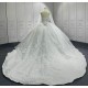 2020 New Arrival Lace Wedding Dresses Long Sleeves Full Length White Ivory Vestido De Noiva Custom Made