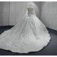 2020 New Arrival Lace Wedding Dresses Long Sleeves Full Length White Ivory Vestido De Noiva Custom Made