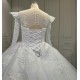 2024 Lace Applique Long Sleeves Plus Size Vestidos De Novia Ball Gown Wedding Dresses Bridal Gowns