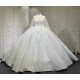 2024 Long Sleeve Ball Gown Sequin Bridal Dress Sweetheart Wedding Dresses Robe de Mariage