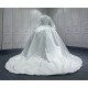 2024 New Arrival Africa Wedding Dress Long Sleeve Custom Made Bridal Gowns Black Girl Women Dress