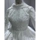 2024 New Arrival Africa Wedding Dress Long Sleeve Custom Made Bridal Gowns Black Girl Women Dress