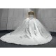 2024 New Fashion Wedding Dress Long Sleeve Bridal Gown Pearl Black Girl Women Dress