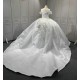 2024 New Wedding Dresses Off The Shoulder Sweetheart Neck Bridal Dress Sequin Princess Dress