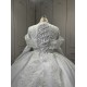 2024 New White Ivory Wedding Dress Long Sleeve Wedding Gowns Backless Party Bridal Dresses Vestido De Novias