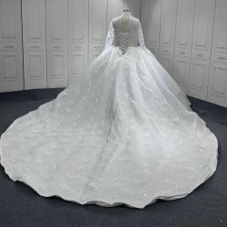 2024 Vestidos de Novia Appliques Plus Size Lace Wedding Dresses Ball Gown Bridal Gown