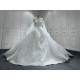 2024 Vintage White Long Sleeve Wedding Dress Sequin Women Bridal Dresses Black Girl Women Dress