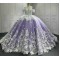 3D Flowers Lavender Quinceanera Dresses for Girls Sweet 15 Gowns Appliques Off Shoulder Vestido De 15 Anos Customised