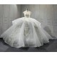 Ball Gown Sequin Wedding Dress Cape Sleeve Briadl Gowns Women Vestidos De Novia