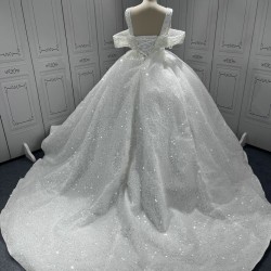 Ball Gown Wedding Dresses 2024 New Sequin Bridal Gown Vestido De Novias Luxury robe de mariee