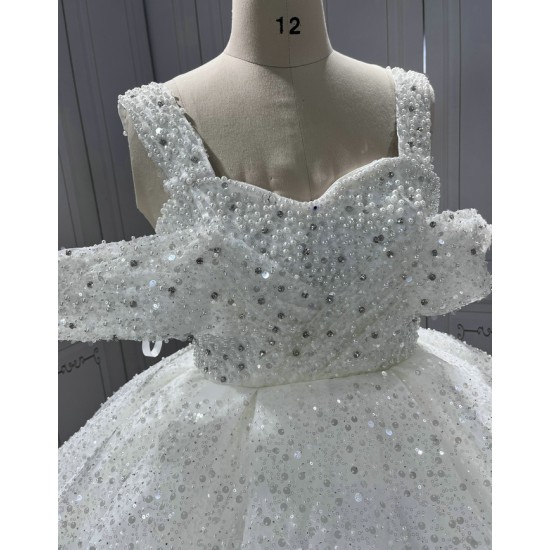 Ball Gown Wedding Dresses 2024 New Sequin Bridal Gown Vestido De Novias Luxury robe de mariee