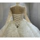 Ball Gown long Sleeve Wedding Dresses Sequin Bridal Gowns Beading Vestido De Novias