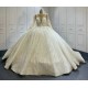 Ball Gown long Sleeve Wedding Dresses Sequin Bridal Gowns Beading Vestido De Novias