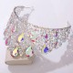 Baroque Bridal Headwear Silver Colour Women Wedding Dress Crown Big Crystal Tiaras Miss Universe Pageant Hair Accessories Diadem