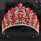 Baroque Bridal Headwear Silver Colour Women Wedding Dress Crown Big Crystal Tiaras Miss Universe Pageant Hair Accessories Diadem