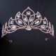 Baroque Bridal Headwear Women Wedding Dress Flower Crown Big Crystal Tiaras Miss Universe Pageant Hair Accessories Diadem Jewelr