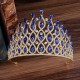 Baroque Crystal Tiaras And Crowns Rhinestone Prom Diadem Crown Tiara For Women Bridal Wedding Hair Accessories Jewelry Headband