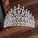 Baroque Crystal Tiaras And Crowns Rhinestone Prom Diadem Crown Tiara For Women Bridal Wedding Hair Accessories Jewelry Headband