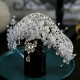 Baroque Luxury Princess Queen Crown for Girls Rhinestone Tiara Pearl Headband For Birthday Wedding Party Accessories Jewelr Gift