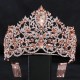 Baroque Style Miss Universe Large Rhinestone Tiara Wedding Crystal Crown Encrusted Princess Queen Pageant Diadem Hair Accessory