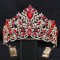 Baroque Style Miss Universe Large Rhinestone Tiara Wedding Crystal Crown Encrusted Princess Queen Pageant Diadem Hair Accessory