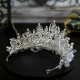 Baroque Wedding Headband Crystal Beaded Bridal Crowns and Tiaras Hair Jewelry Accessories Women Rhinestone Headwear Queen Diadem