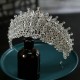 Baroque Wedding Headband Crystal Bridal Crowns and Tiaras Hair Jewelry Accessories Women Rhinestone Headwear Queen Diadem Kорона