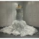 Beautiful Wedding Dresses Ruffled Bridal Gowns Crystal Vestidos De Novia Customized