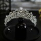 Bridal Tiara Rhinestone Wedding Crown Hair Accessories Women Luxury Korea Bride Diadem Headdress Headband Party Headwear Jewelry