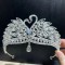 Bridal Tiara Rhinestone Wedding Swan Crown Hair Accessories Women Luxury Bride Diadem Headdress Headband Party Headwear Jewelry