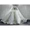 Cap Sleeve Wedding Dresses Pearl Crystal Bridal Gown Lace Appliques Wedding Gowns robe mariage