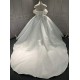 Cape Sleeve Wedding Dresses Ball Gown Vestido De Novia 2024 Bridal Dress With Detachable Train