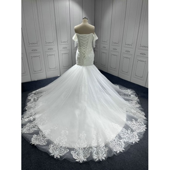 Chandelier Sleeve Wedding Dresses Sweetheart Neck 2024 Women Bridal Gown Robe De Soiree