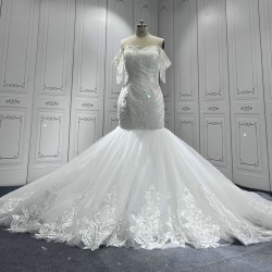 Chandelier Sleeve Wedding Dresses Sweetheart Neck 2024 Women Bridal Gown Robe De Soiree