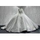 Custom Made Long Sleeves Wedding Dresses 2024 Luxury Princess Lace Ball Gown Bridal Gowns