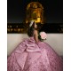 Customized 2024 Hot Pink Quinceanera Dresses Princess Ball Gown Sequin Sweetheart Girls Sweet 15 Vestidos De 15 Anos