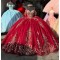 Customized Ball Gown Burgundy Quinceanera Dresses 2025 Sweet 16 Evening Dress Vestido De 15 Anos With Bow