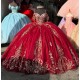 Customized Ball Gown Burgundy Quinceanera Dresses 2025 Sweet 16 Evening Dress Vestido De 15 Anos With Bow